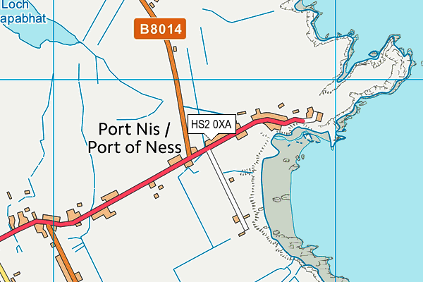 HS2 0XA map - OS VectorMap District (Ordnance Survey)