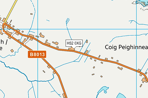 HS2 0XG map - OS VectorMap District (Ordnance Survey)