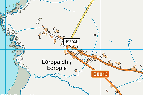 HS2 0XH map - OS VectorMap District (Ordnance Survey)