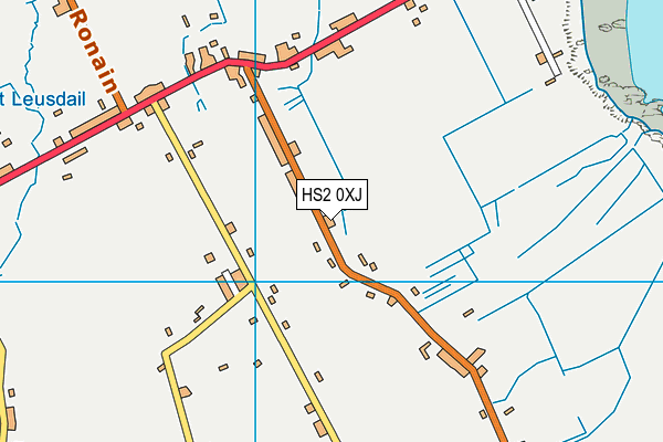 HS2 0XJ map - OS VectorMap District (Ordnance Survey)