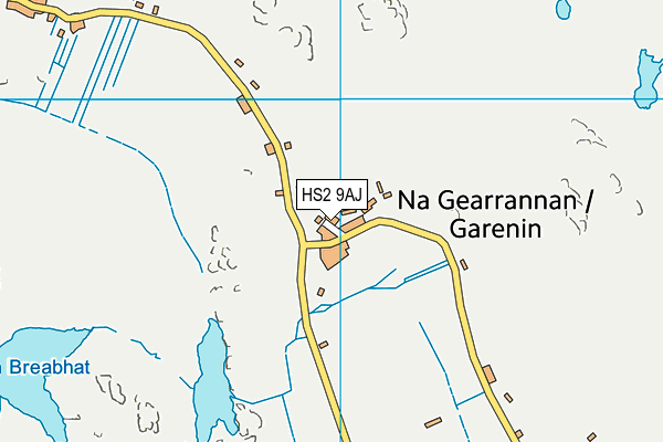 HS2 9AJ map - OS VectorMap District (Ordnance Survey)