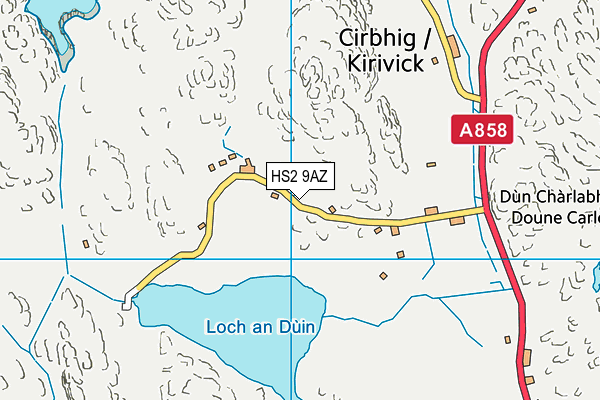 HS2 9AZ map - OS VectorMap District (Ordnance Survey)