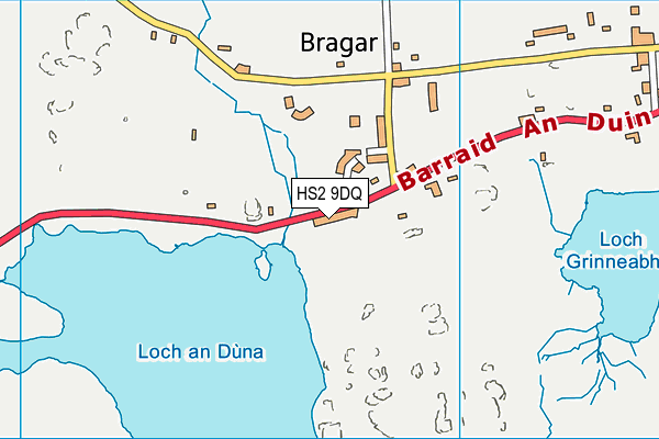 HS2 9DQ map - OS VectorMap District (Ordnance Survey)