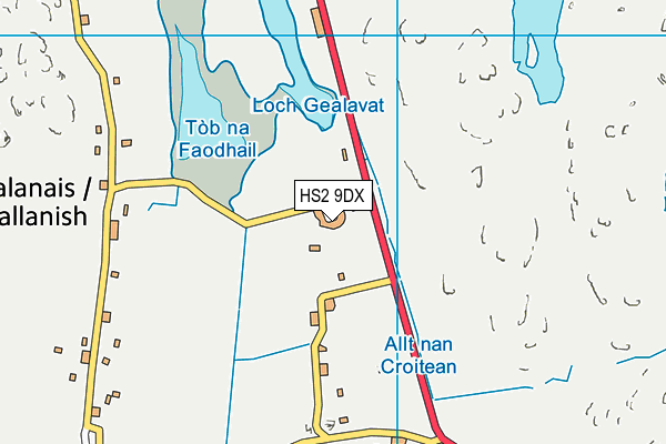 HS2 9DX map - OS VectorMap District (Ordnance Survey)