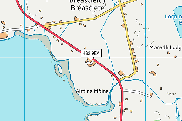 HS2 9EA map - OS VectorMap District (Ordnance Survey)