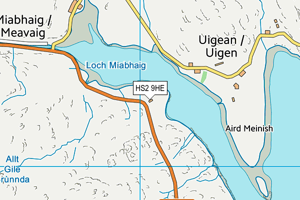 HS2 9HE map - OS VectorMap District (Ordnance Survey)
