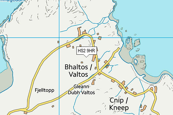 HS2 9HR map - OS VectorMap District (Ordnance Survey)