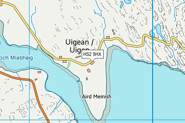 HS2 9HX map - OS VectorMap District (Ordnance Survey)