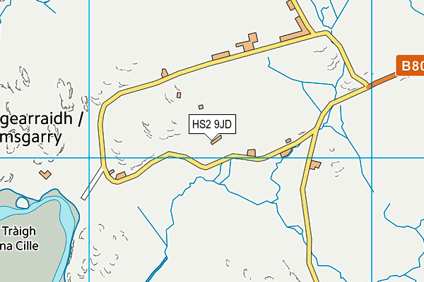 HS2 9JD map - OS VectorMap District (Ordnance Survey)