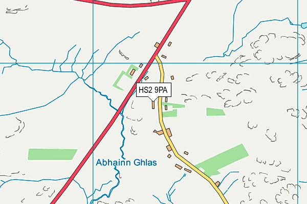 HS2 9PA map - OS VectorMap District (Ordnance Survey)