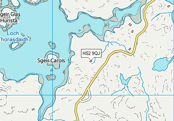 HS2 9QJ map - OS VectorMap District (Ordnance Survey)