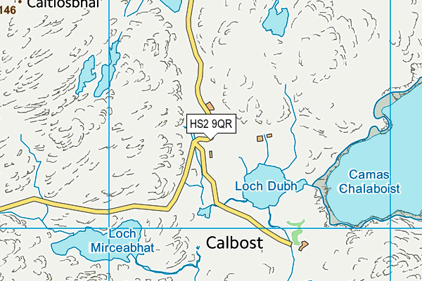 HS2 9QR map - OS VectorMap District (Ordnance Survey)