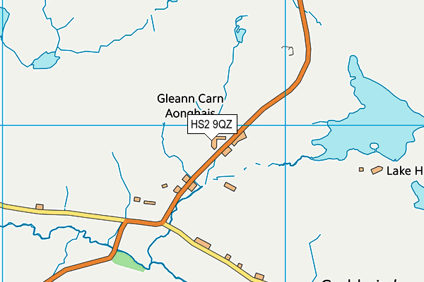 HS2 9QZ map - OS VectorMap District (Ordnance Survey)