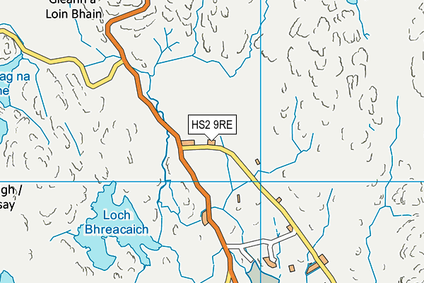 HS2 9RE map - OS VectorMap District (Ordnance Survey)