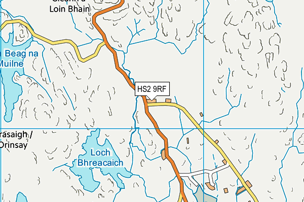 HS2 9RF map - OS VectorMap District (Ordnance Survey)