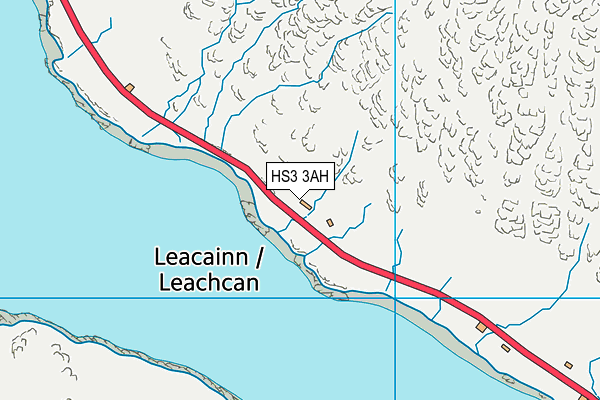 HS3 3AH map - OS VectorMap District (Ordnance Survey)