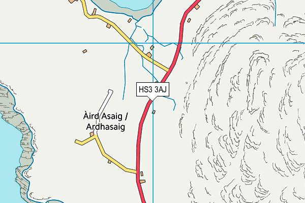 HS3 3AJ map - OS VectorMap District (Ordnance Survey)