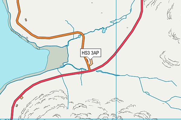 HS3 3AP map - OS VectorMap District (Ordnance Survey)