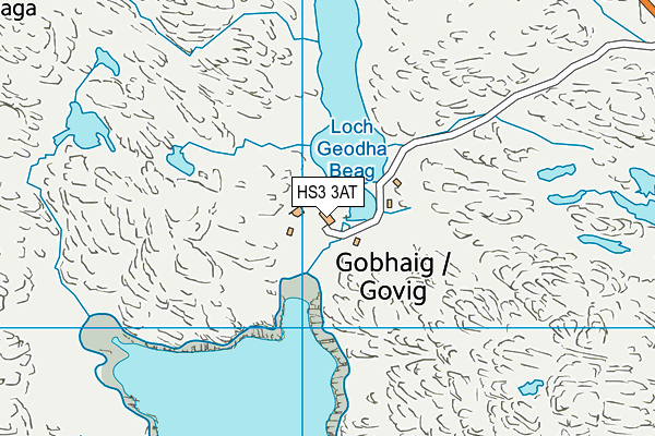 HS3 3AT map - OS VectorMap District (Ordnance Survey)