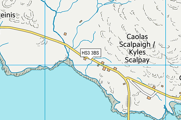 HS3 3BS map - OS VectorMap District (Ordnance Survey)