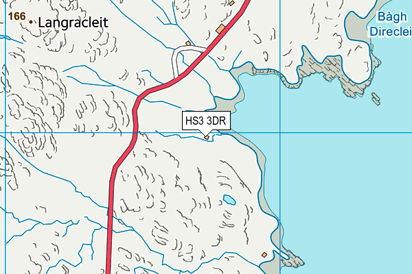 HS3 3DR map - OS VectorMap District (Ordnance Survey)