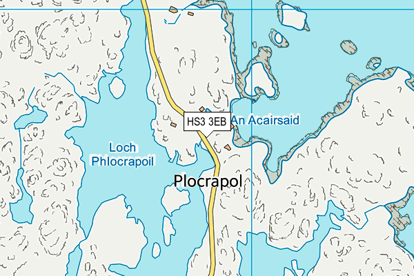 HS3 3EB map - OS VectorMap District (Ordnance Survey)