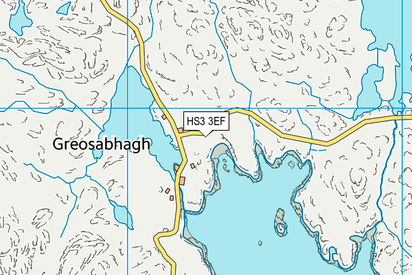 HS3 3EF map - OS VectorMap District (Ordnance Survey)