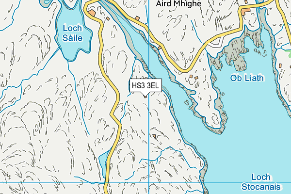 HS3 3EL map - OS VectorMap District (Ordnance Survey)