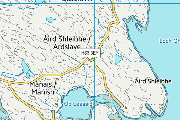 HS3 3EY map - OS VectorMap District (Ordnance Survey)