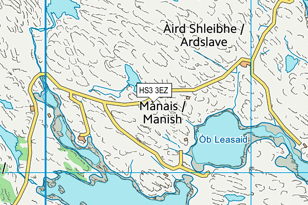 HS3 3EZ map - OS VectorMap District (Ordnance Survey)