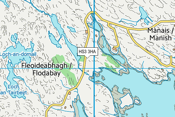 HS3 3HA map - OS VectorMap District (Ordnance Survey)