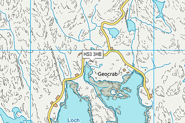 HS3 3HB map - OS VectorMap District (Ordnance Survey)