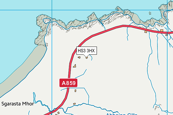 HS3 3HX map - OS VectorMap District (Ordnance Survey)