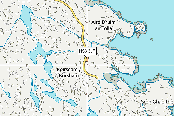 HS3 3JF map - OS VectorMap District (Ordnance Survey)