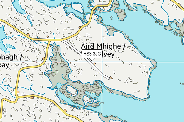 HS3 3JG map - OS VectorMap District (Ordnance Survey)