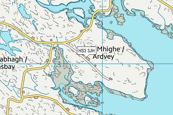 HS3 3JH map - OS VectorMap District (Ordnance Survey)