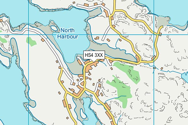 HS4 3XX map - OS VectorMap District (Ordnance Survey)