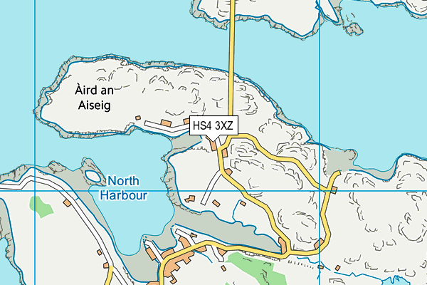HS4 3XZ map - OS VectorMap District (Ordnance Survey)