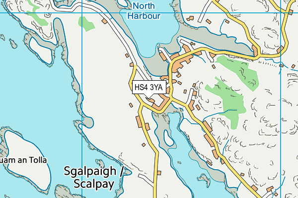 HS4 3YA map - OS VectorMap District (Ordnance Survey)