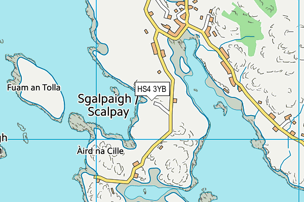 HS4 3YB map - OS VectorMap District (Ordnance Survey)