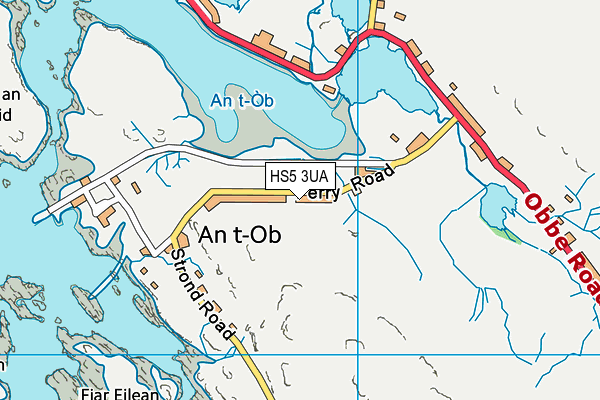 HS5 3UA map - OS VectorMap District (Ordnance Survey)