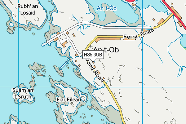 HS5 3UB map - OS VectorMap District (Ordnance Survey)