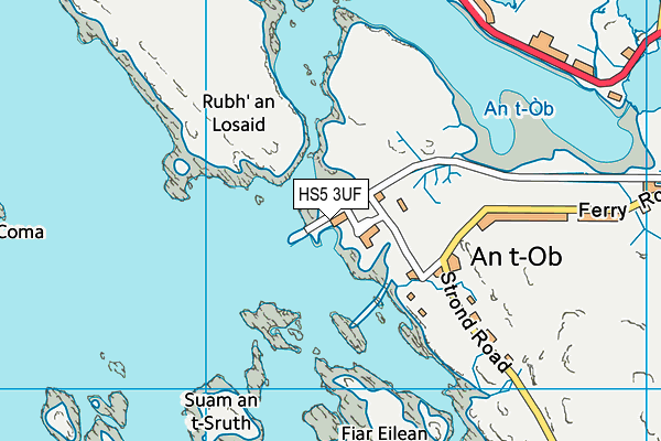 HS5 3UF map - OS VectorMap District (Ordnance Survey)