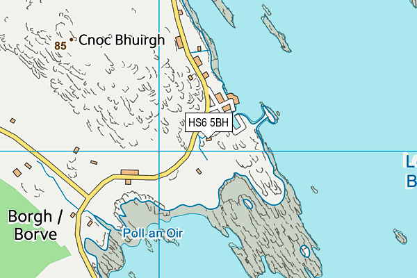 HS6 5BH map - OS VectorMap District (Ordnance Survey)
