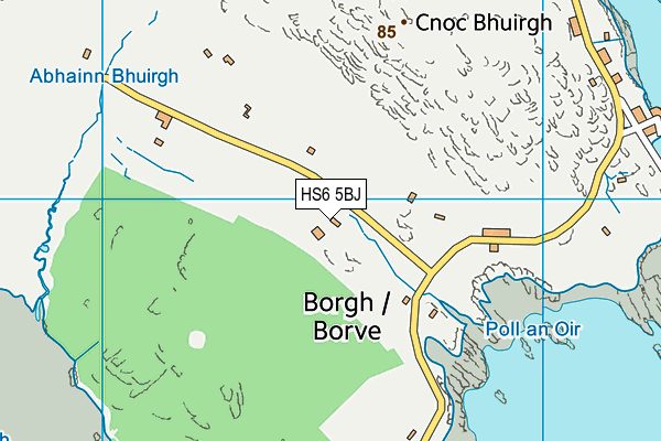 HS6 5BJ map - OS VectorMap District (Ordnance Survey)