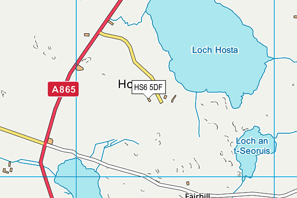 HS6 5DF map - OS VectorMap District (Ordnance Survey)