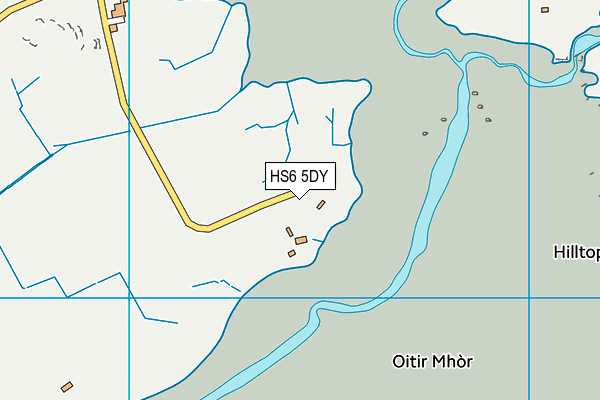 HS6 5DY map - OS VectorMap District (Ordnance Survey)