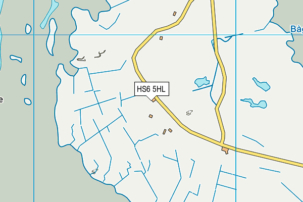 HS6 5HL map - OS VectorMap District (Ordnance Survey)