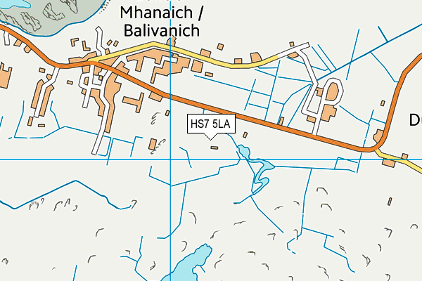 HS7 5LA map - OS VectorMap District (Ordnance Survey)