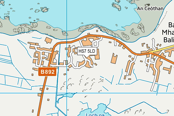 HS7 5LD map - OS VectorMap District (Ordnance Survey)